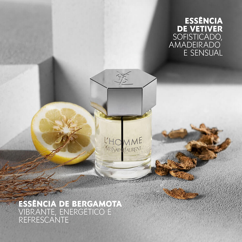 Yves Saint Laurent L'Homme 　100ml Yves Saint Laurent L'Homme Eau de Toilette Masculino – Le'Loyn Parfums